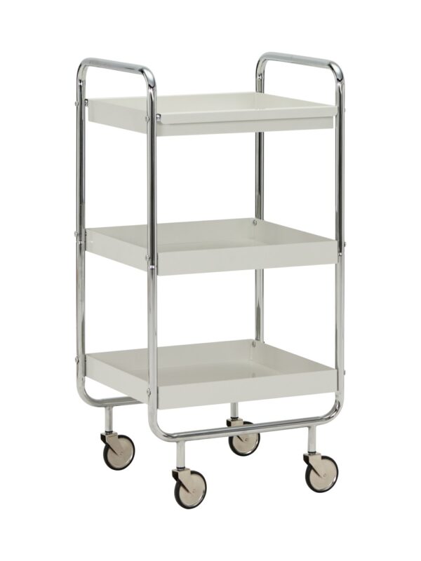 Trolley, HDRoll, Off-white, Chrome