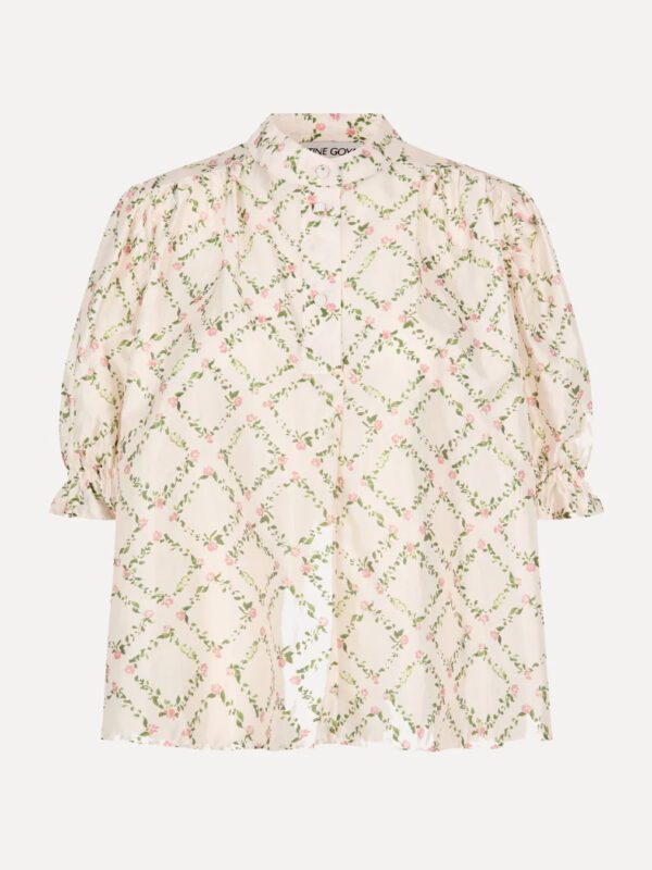 Flat Texture Viscose, Gathered Top