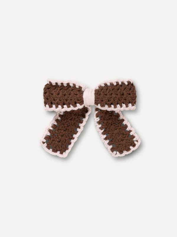 Hair Accessories, Hand-Crochet Bow Hair Clip