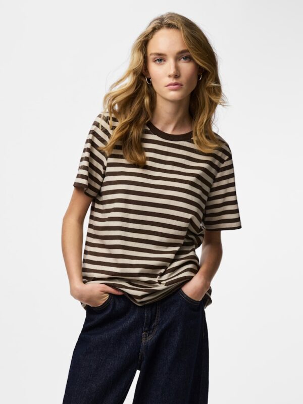 PCRIA SS TEE MULTICOL STRIPES BC