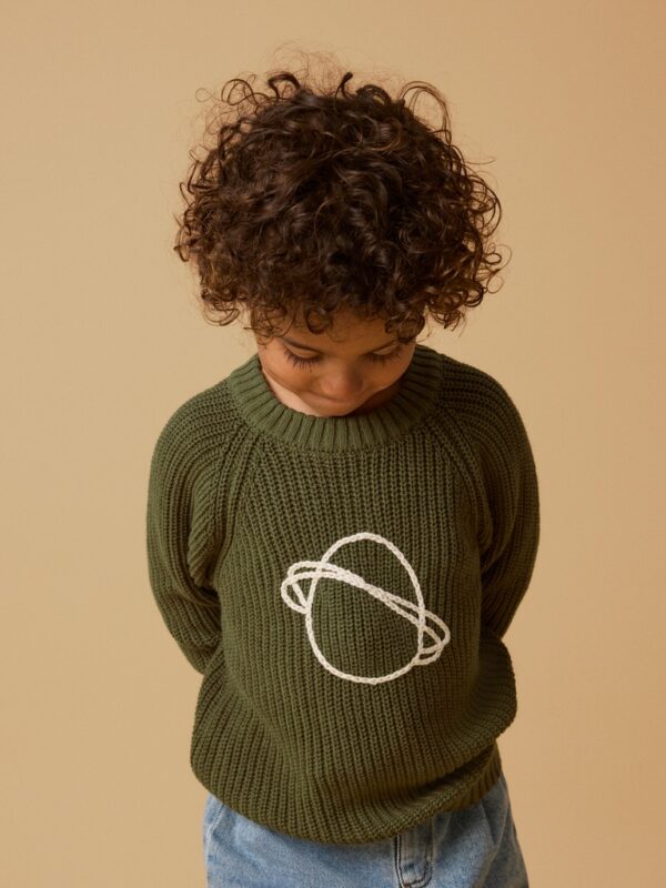 NMMEMLEN EMB KNIT LIL