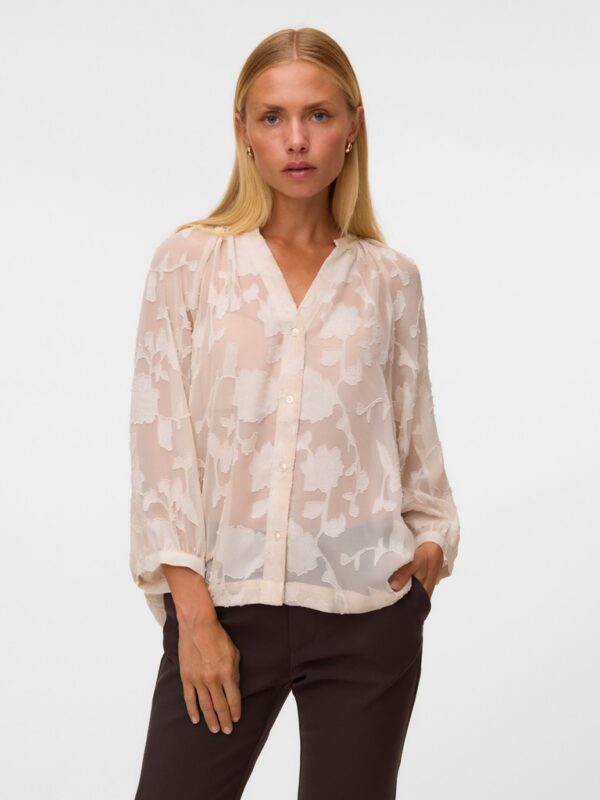 VMTHURSDAY 3/4 V-NECK SHIRT WVN
