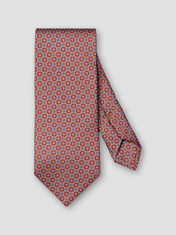 Medallion Printed Silk Tie