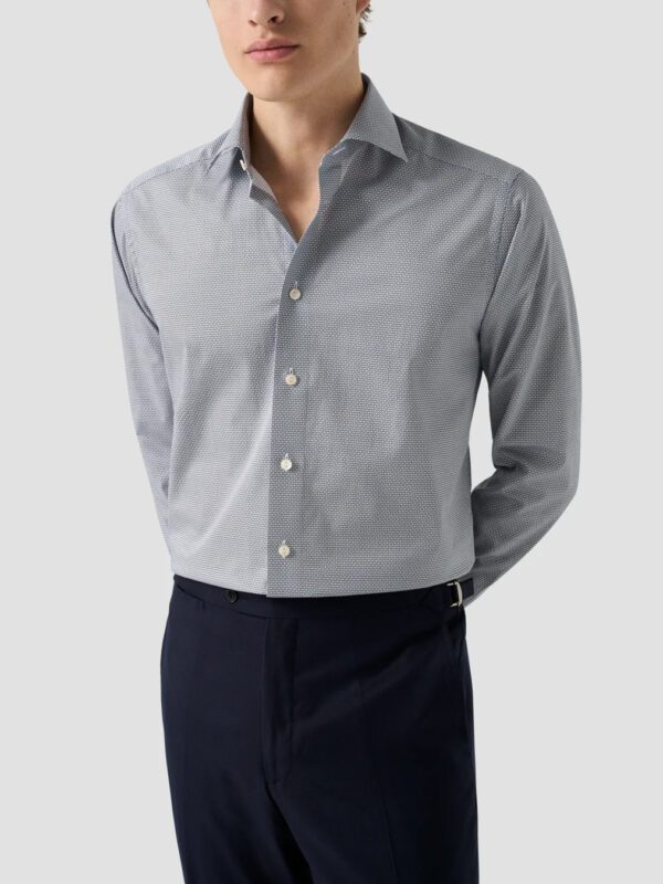 Geometric Signature Twill Shirt
