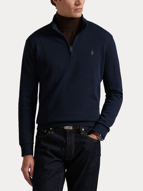 KNIT-HALF ZIP-PULLOVER